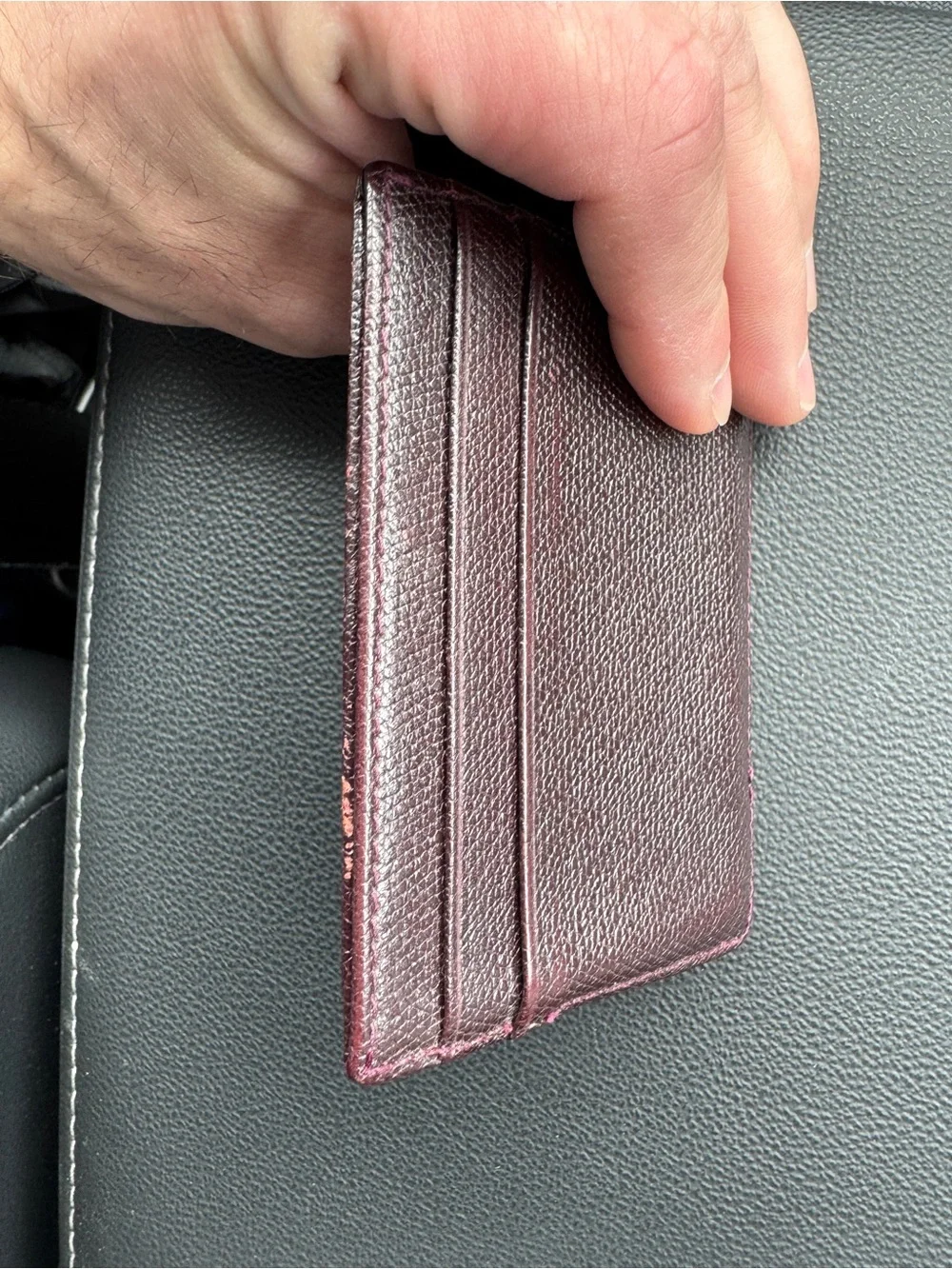 Coach Leather Card Case